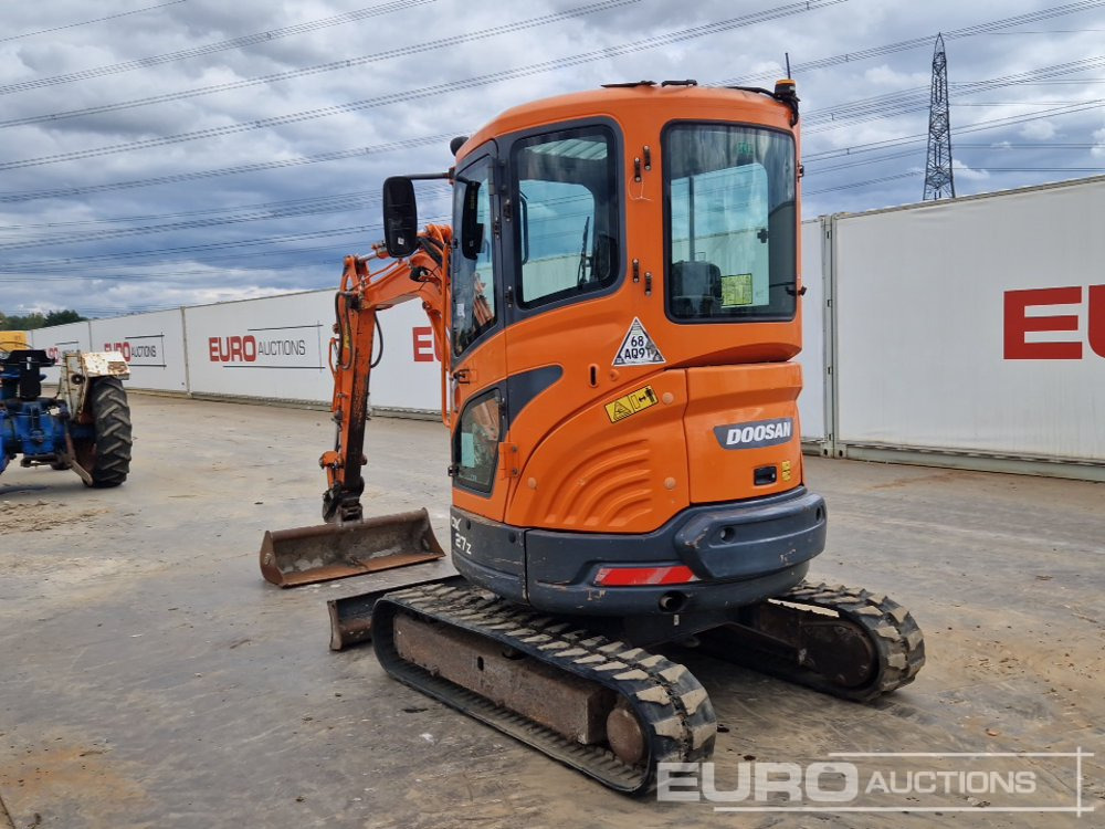 2017 Doosan DX27Z - Mini excavator: picture 3 2017 Doosan DX27Z - Mini excavator: picture 3