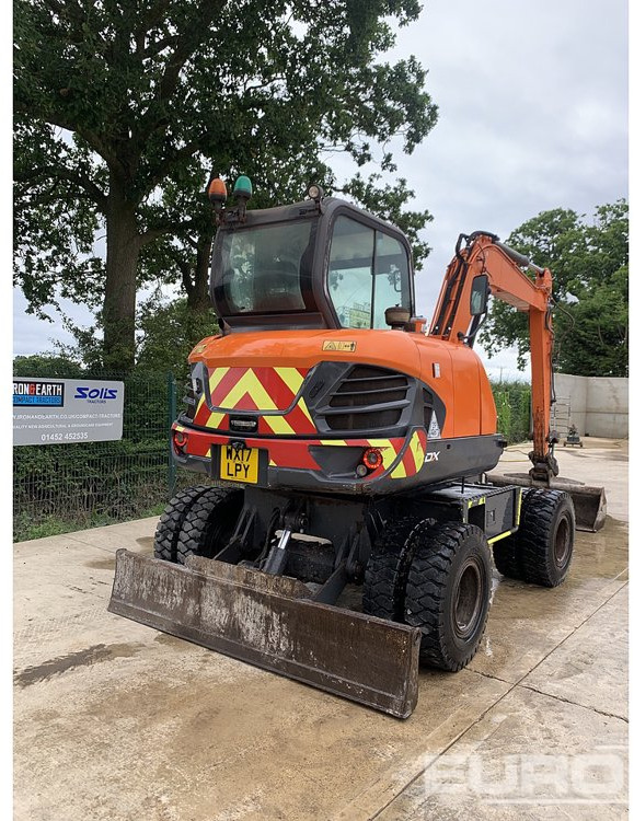 2017 Doosan DX57W-5 - Wheel excavator: picture 3 2017 Doosan DX57W-5 - Wheel excavator: picture 3