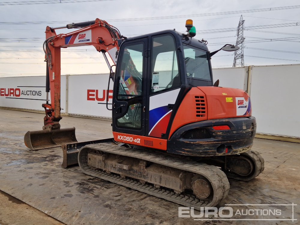 2017 Kubota KX080-4A - Mini excavator: picture 3 2017 Kubota KX080-4A - Mini excavator: picture 3