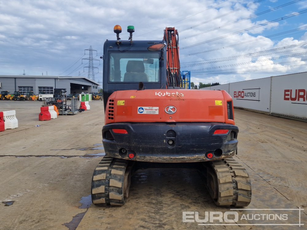 2017 Kubota KX080-4A - Mini excavator: picture 4 2017 Kubota KX080-4A - Mini excavator: picture 4