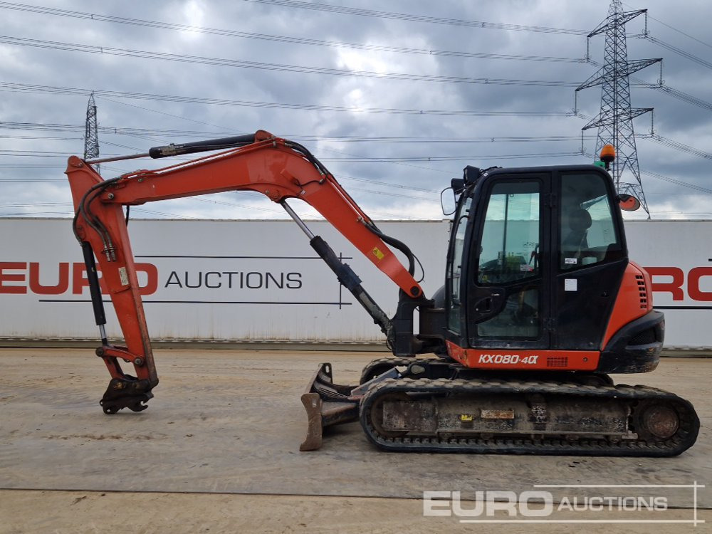 2017 Kubota KX080-4A - Mini excavator: picture 2 2017 Kubota KX080-4A - Mini excavator: picture 2