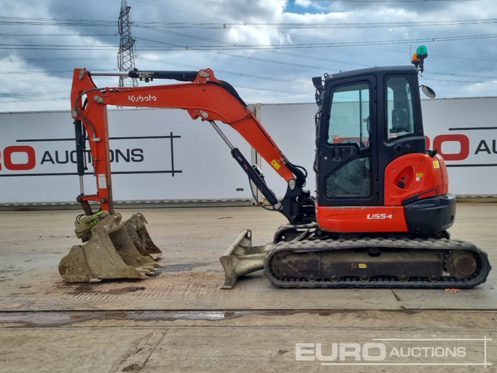 2017 Kubota U55-4 - Mini excavator: picture 2 2017 Kubota U55-4 - Mini excavator: picture 2