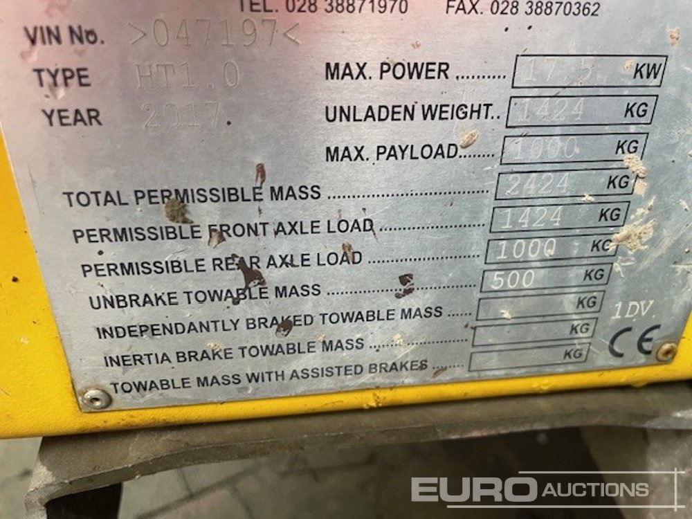 2017 NC HT1 - Mini dumper: picture 5 2017 NC HT1 - Mini dumper: picture 5