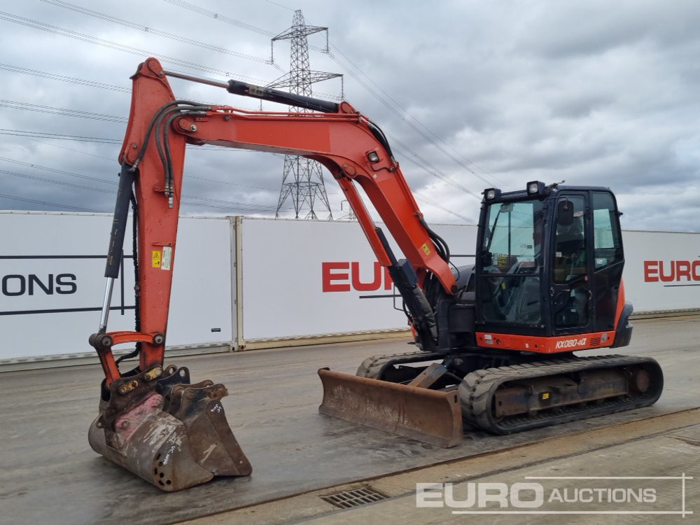 2018 Kubota KX080-4A - Mini excavator: picture 1 2018 Kubota KX080-4A - Mini excavator: picture 1