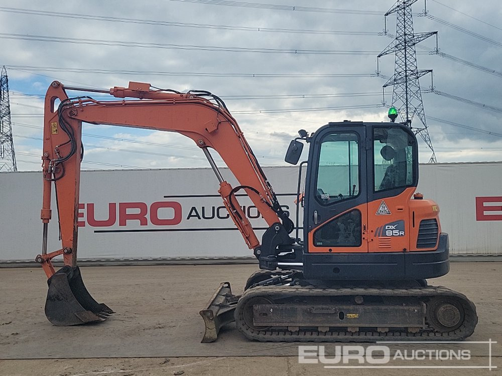 2019 Doosan DX85R-3 - Mini excavator: picture 2 2019 Doosan DX85R-3 - Mini excavator: picture 2