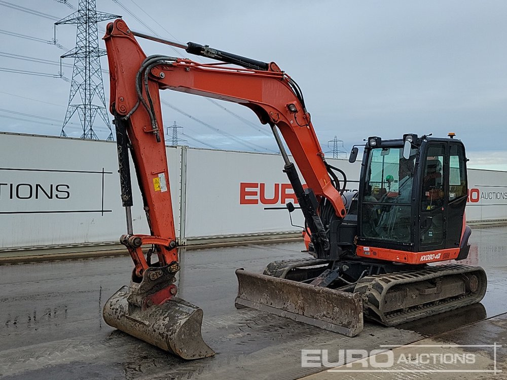 2019 Kubota KX080-4A - Mini excavator: picture 1 2019 Kubota KX080-4A - Mini excavator: picture 1