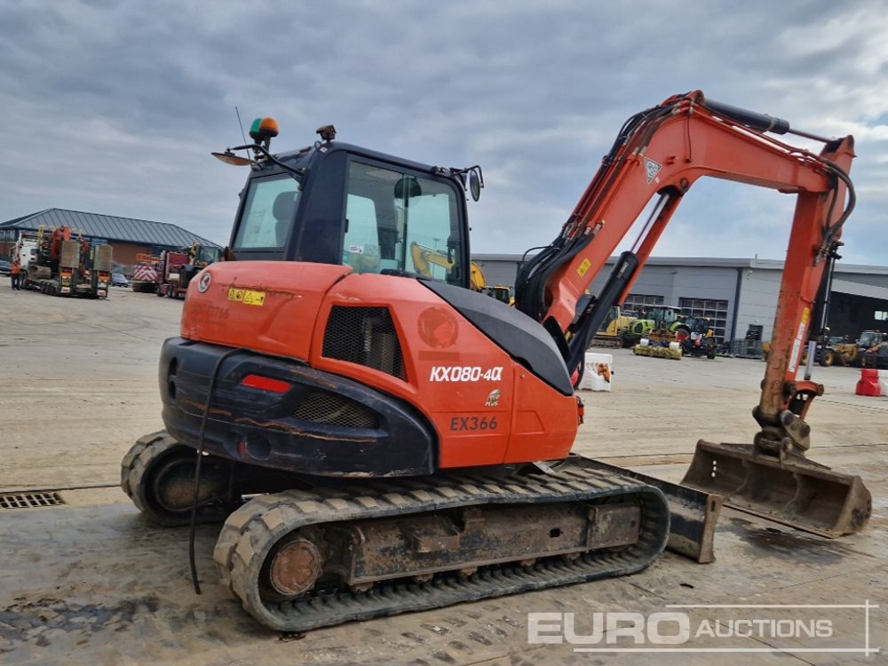 2019 Kubota KX080-4A - Mini excavator: picture 5 2019 Kubota KX080-4A - Mini excavator: picture 5
