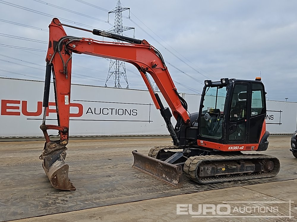 2019 Kubota KX080-4A - Mini excavator: picture 1 2019 Kubota KX080-4A - Mini excavator: picture 1