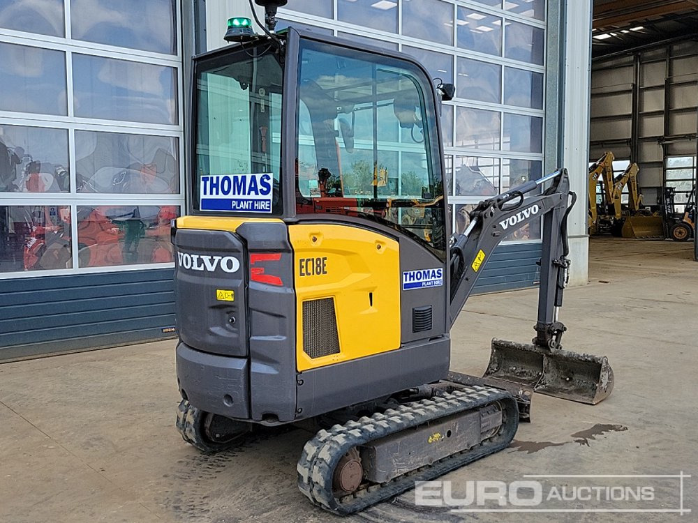 2019 Volvo EC18E - Mini excavator: picture 5 2019 Volvo EC18E - Mini excavator: picture 5
