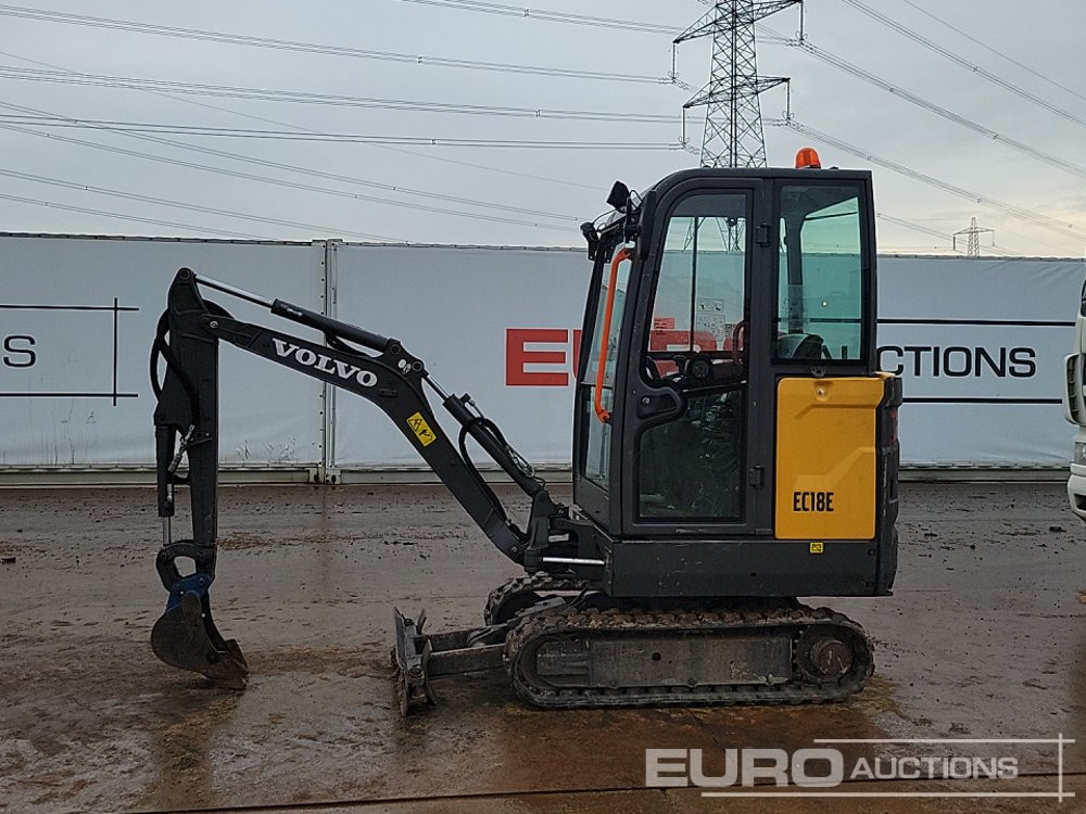 2019 Volvo EC18E - Mini excavator: picture 2 2019 Volvo EC18E - Mini excavator: picture 2