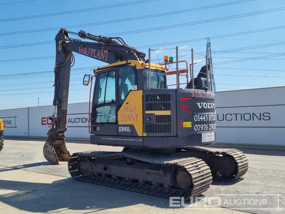 2019 Volvo ECR145EL - Crawler excavator: picture 3 2019 Volvo ECR145EL - Crawler excavator: picture 3