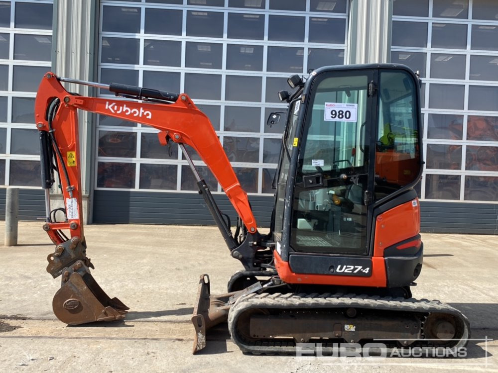 2020 Kubota U27-4 - Mini excavator: picture 2 2020 Kubota U27-4 - Mini excavator: picture 2