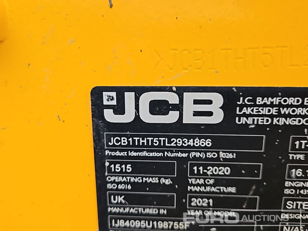 Mini dumper 2021 JCB 1T-2S5: picture 35