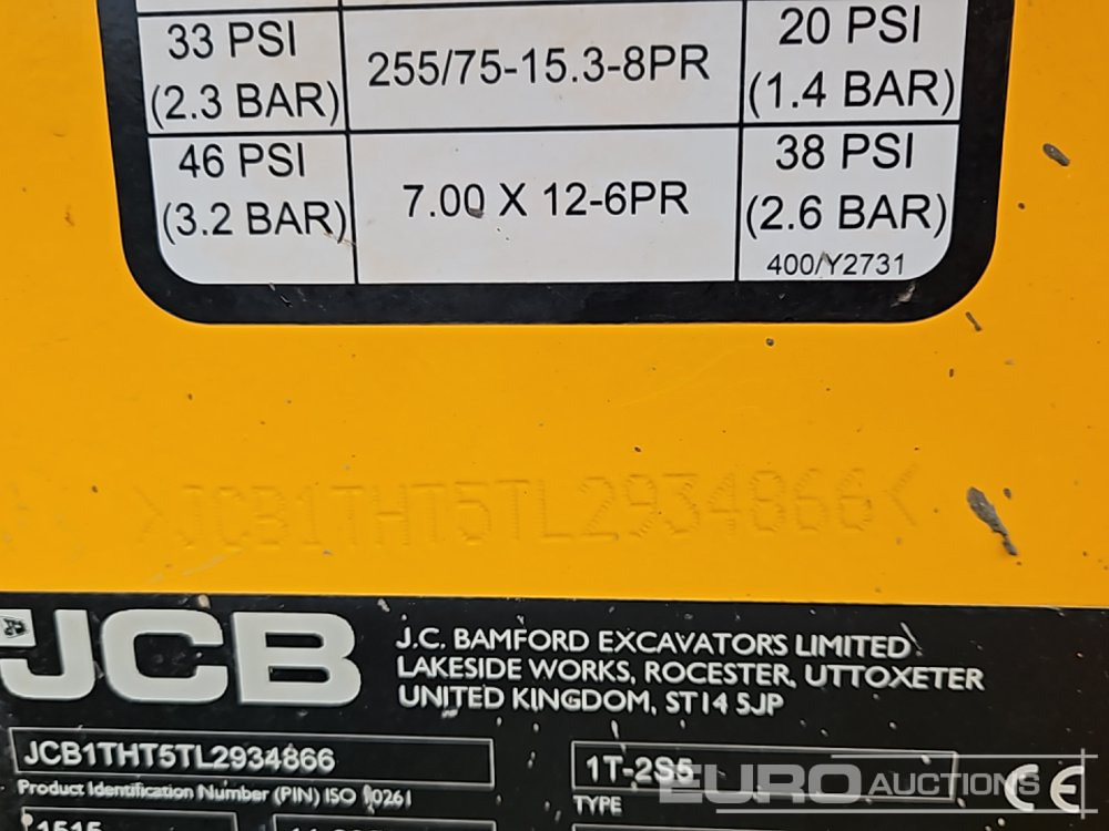 Mini dumper 2021 JCB 1T-2S5: picture 34