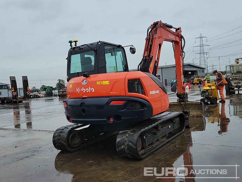 2021 Kubota KX080-4A2 - Mini excavator: picture 5 2021 Kubota KX080-4A2 - Mini excavator: picture 5
