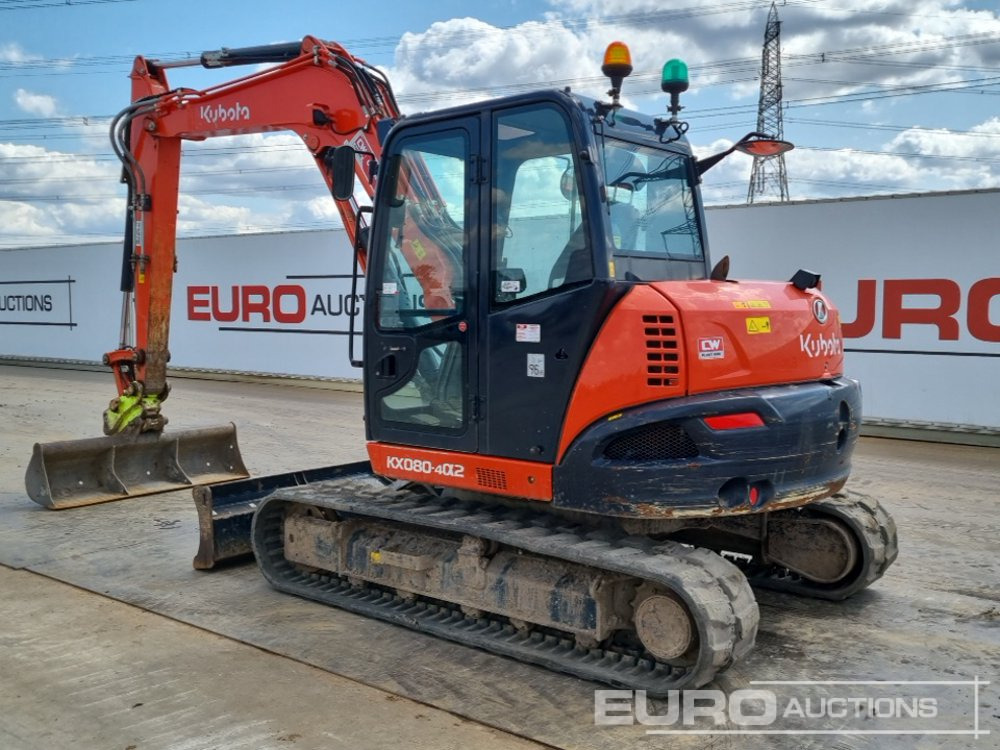 2021 Kubota KX080-4A2 - Mini excavator: picture 3 2021 Kubota KX080-4A2 - Mini excavator: picture 3