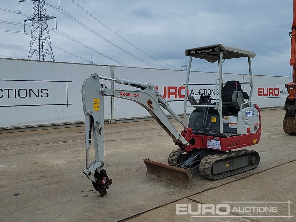 2021 Takeuchi TB216 - Mini excavator: picture 1 2021 Takeuchi TB216 - Mini excavator: picture 1