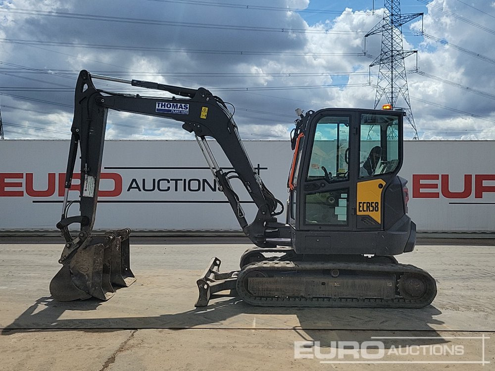 2021 Volvo ECR58F - Mini excavator: picture 2 2021 Volvo ECR58F - Mini excavator: picture 2