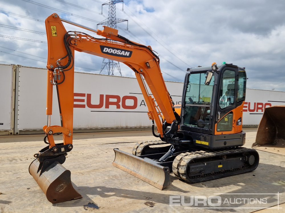 2022 Doosan DX63 - Mini excavator: picture 1 2022 Doosan DX63 - Mini excavator: picture 1