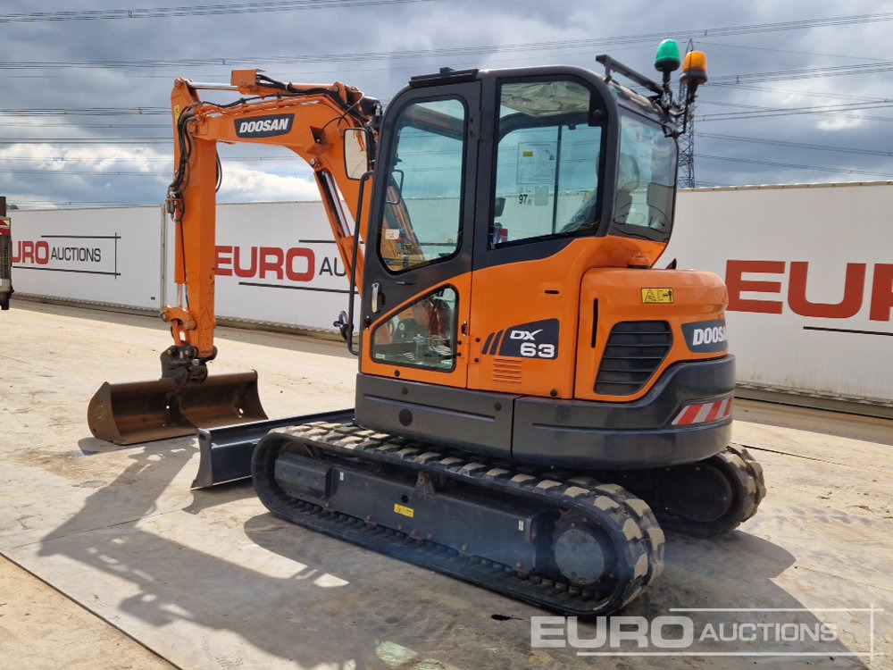 2022 Doosan DX63 - Mini excavator: picture 3 2022 Doosan DX63 - Mini excavator: picture 3