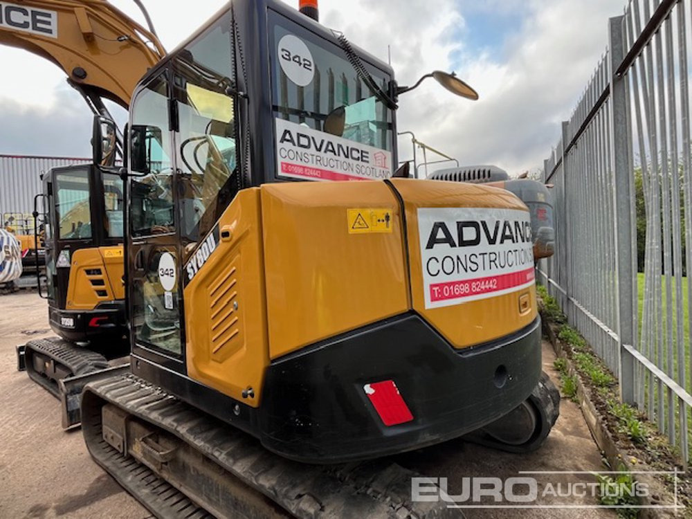 2022 Sany SY80U - Mini excavator: picture 5 2022 Sany SY80U - Mini excavator: picture 5