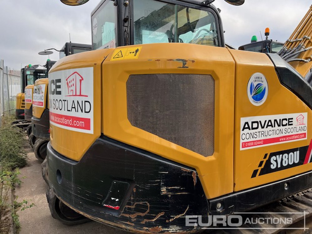 2022 Sany SY80U - Mini excavator: picture 3 2022 Sany SY80U - Mini excavator: picture 3