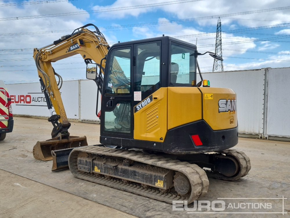 2023 Sany SY80 - Mini excavator: picture 3 2023 Sany SY80 - Mini excavator: picture 3