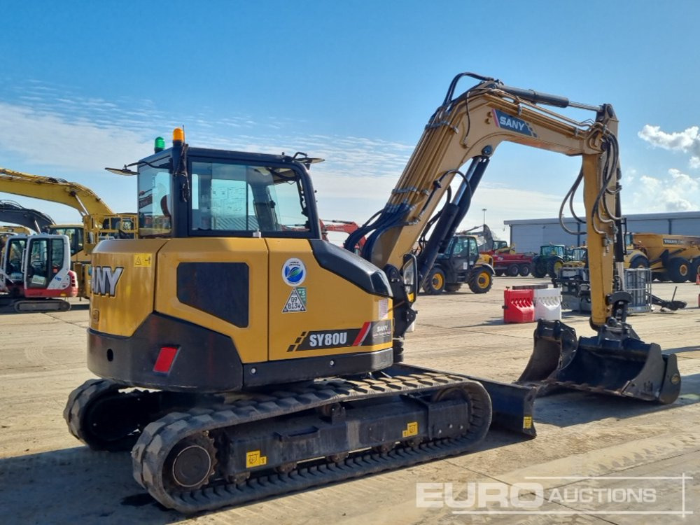 2023 Sany SY80U - Mini excavator: picture 5 2023 Sany SY80U - Mini excavator: picture 5