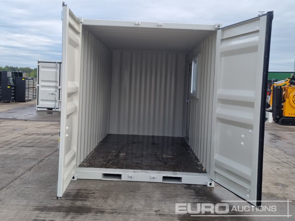2025 12' x 7' Container, 1 Side Door, 1 End Door, Window (Cannot Be Reconsigned) - Shipping container: picture 1 2025 12' x 7' Container, 1 Side Door, 1 End Door, Window (Cannot Be Reconsigned) - Shipping container: picture 1