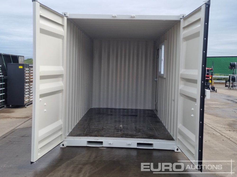 2025 12' x 7' Container, 1 Side Door, 1 End Soor, Window (Cannot Be Reconsigned) - Shipping container: picture 1 2025 12' x 7' Container, 1 Side Door, 1 End Soor, Window (Cannot Be Reconsigned) - Shipping container: picture 1
