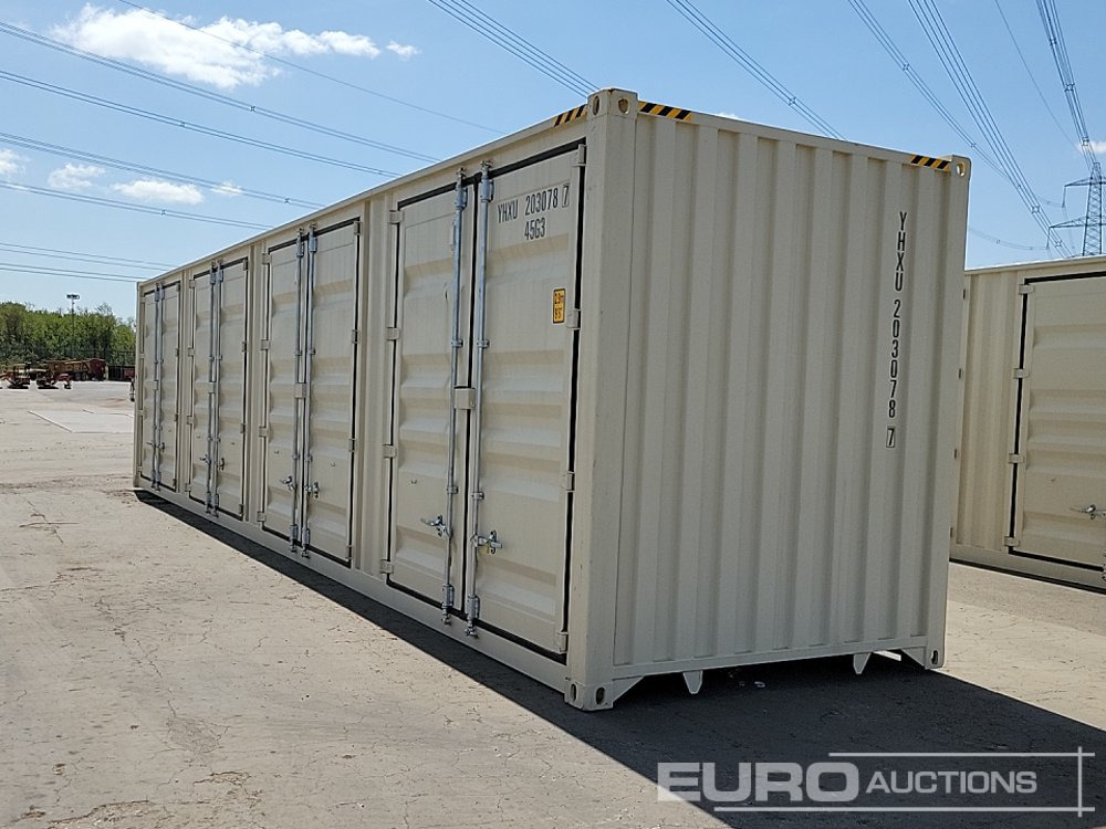 2025 40' x 8' HQ Container, 4 Side Doors, 1 End Door (Cannot Be Reconsigned) - Shipping container: picture 3 2025 40' x 8' HQ Container, 4 Side Doors, 1 End Door (Cannot Be Reconsigned) - Shipping container: picture 3