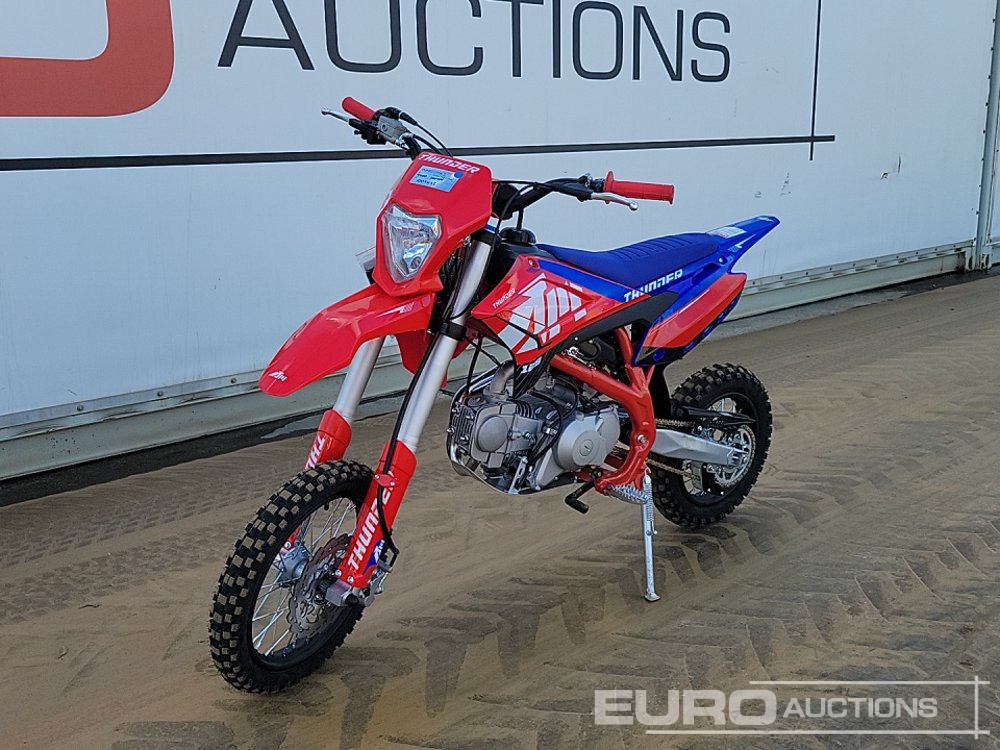 2025 Apollo Thunder 125cc Motorcross Bike, 14" Front, 12" Rear Tyres, Electric Start, Air Cooled, Hydraulic Suspension, Disc Brakes, Lighting Kit (UNASSEMBLED) - Motorcycle: picture 1 2025 Apollo Thunder 125cc Motorcross Bike, 14" Front, 12" Rear Tyres, Electric Start, Air Cooled, Hydraulic Suspension, Disc Brakes, Lighting Kit (UNASSEMBLED) - Motorcycle: picture 1