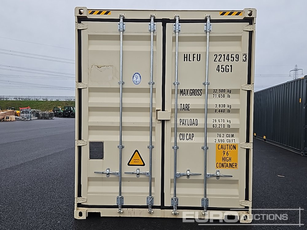 Shipping container 40ft HC Container, 1 End Door (Cannot Be Reconsigned): picture 8