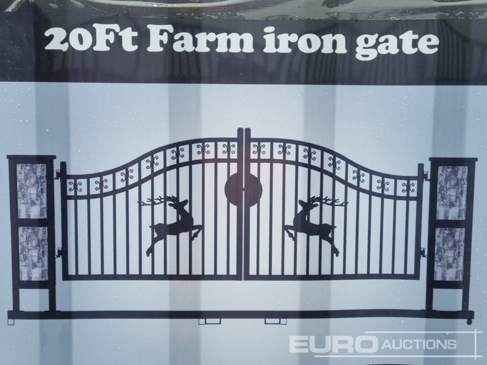 Unused 2025 20' Farm Iron Gate - Agricultural machinery: picture 1 Unused 2025 20' Farm Iron Gate - Agricultural machinery: picture 1