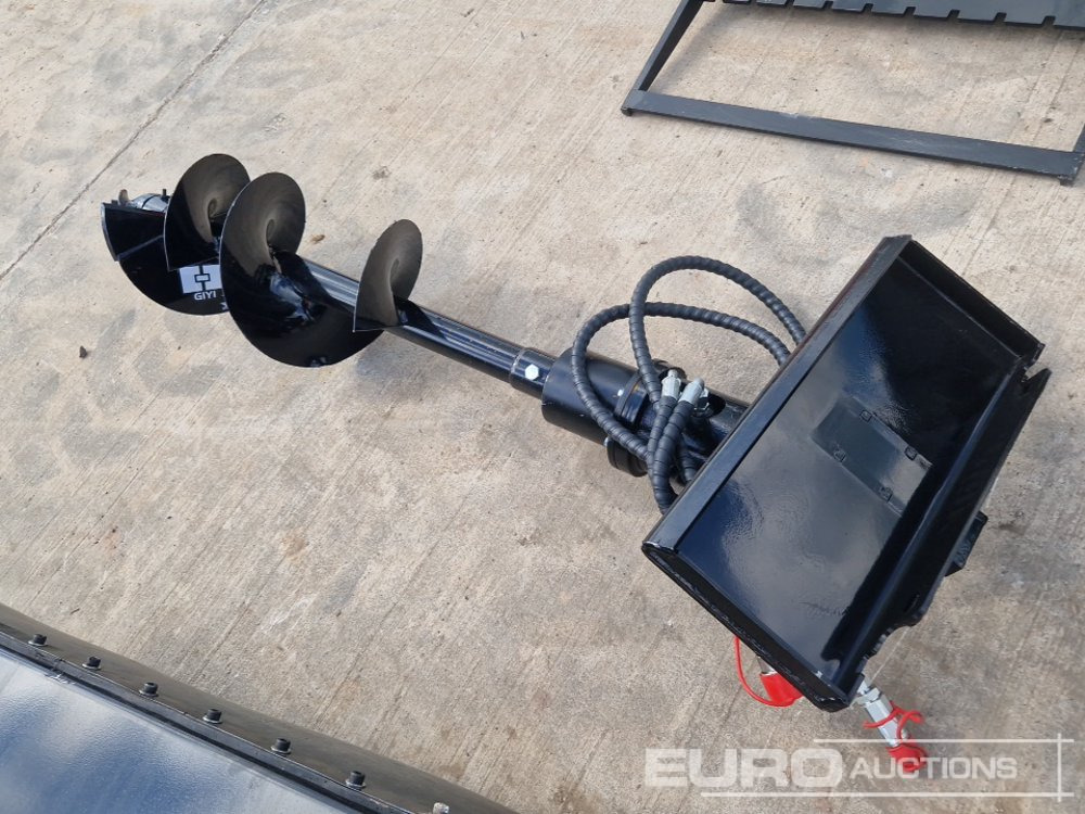 Unused 12" Hydraulic Auger to suit Mini Skidsteer Loader - Attachment for Excavator: picture 4 Unused 12" Hydraulic Auger to suit Mini Skidsteer Loader - Attachment for Excavator: picture 4