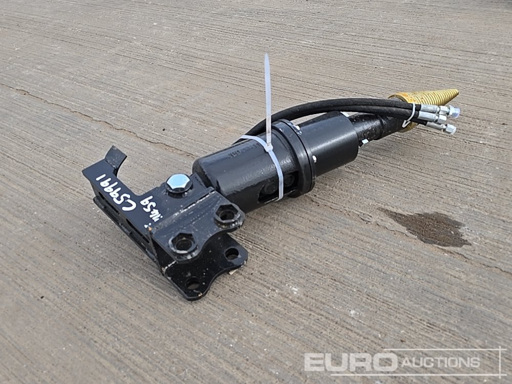 Unused 2025 Captok Hydraulic Wood Drill 25mm Pin to suit Excavator Mini Excavator - Attachment for Excavator: picture 5 Unused 2025 Captok Hydraulic Wood Drill 25mm Pin to suit Excavator Mini Excavator - Attachment for Excavator: picture 5