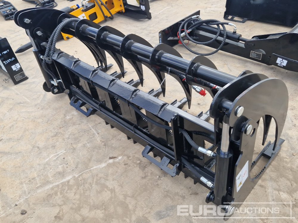 Unused 2025 GIYI GY-CLG72C 72" Hydraulic Log Grab to suit Skidsteer Loader - Attachment for Excavator: picture 4 Unused 2025 GIYI GY-CLG72C 72" Hydraulic Log Grab to suit Skidsteer Loader - Attachment for Excavator: picture 4