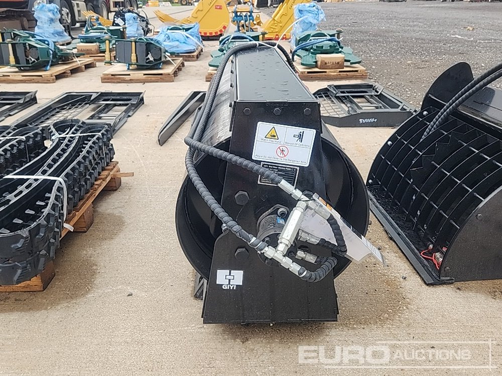 Unused 2025 GIYI GY-VR59 Vibrating Roller to suit Skidsteer Loader - Attachment for Excavator: picture 2 Unused 2025 GIYI GY-VR59 Vibrating Roller to suit Skidsteer Loader - Attachment for Excavator: picture 2