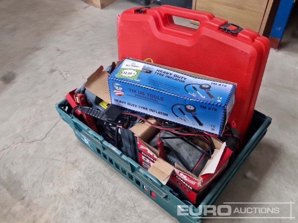 Battery Chargers, Spring Compression Set, Tyre Inflator - Workshop equipment: picture 1 Battery Chargers, Spring Compression Set, Tyre Inflator - Workshop equipment: picture 1