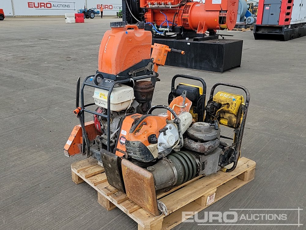 Belle CSXA01 Petrol Road Saw, Honda Engine, Wacker Neuson BS60-2 Petrol Trench Compactor (2 of), Stihl TS 480i Petrol Quick Cut Saw (2 of) - Asphalt machine: picture 1 Belle CSXA01 Petrol Road Saw, Honda Engine, Wacker Neuson BS60-2 Petrol Trench Compactor (2 of), Stihl TS 480i Petrol Quick Cut Saw (2 of) - Asphalt machine: picture 1