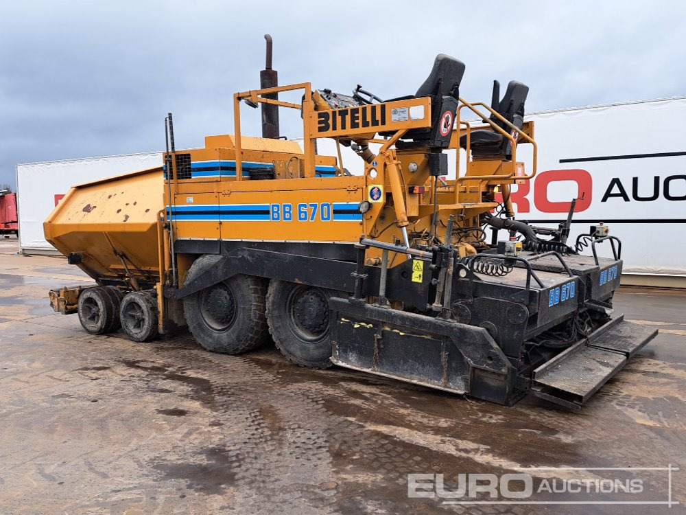 Bitelli BB670 - Asphalt paver: picture 3 Bitelli BB670 - Asphalt paver: picture 3