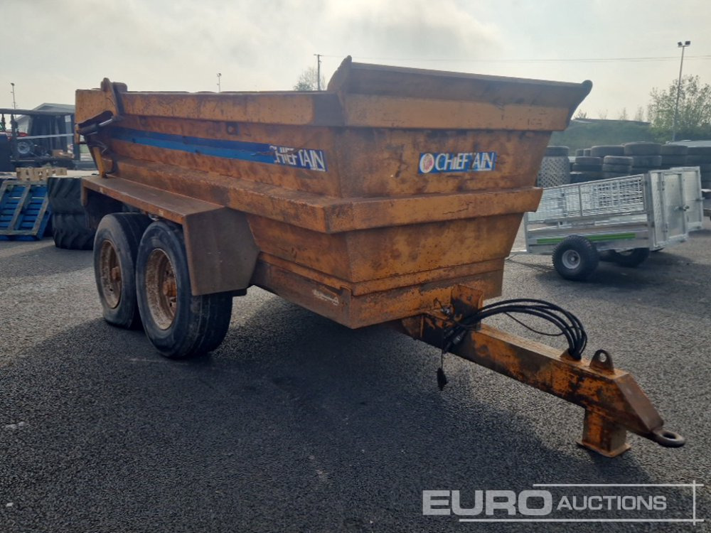 Chieftain 14 Ton Twin Axle Dump Trailer, Hydraulic Taile Door - Farm trailer: picture 4 Chieftain 14 Ton Twin Axle Dump Trailer, Hydraulic Taile Door - Farm trailer: picture 4