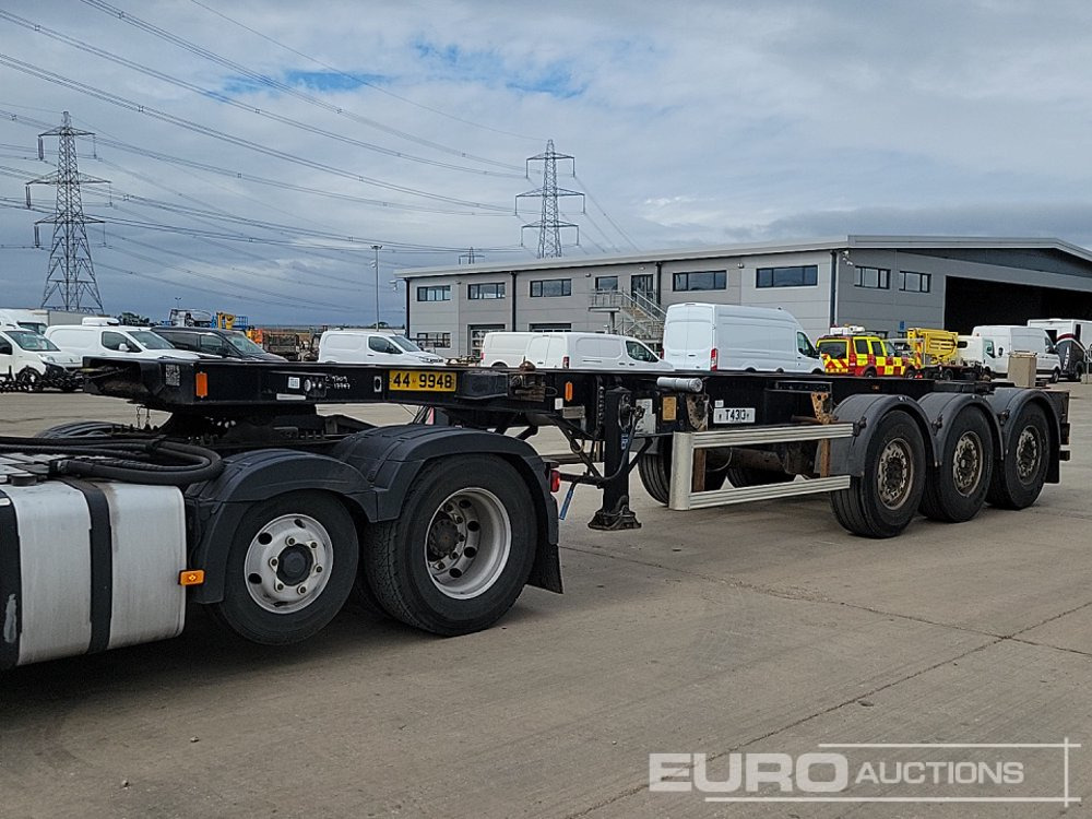 Dennison Trailers SKELETAL ISO TANK - Dropside/ Flatbed semi-trailer: picture 1 Dennison Trailers SKELETAL ISO TANK - Dropside/ Flatbed semi-trailer: picture 1
