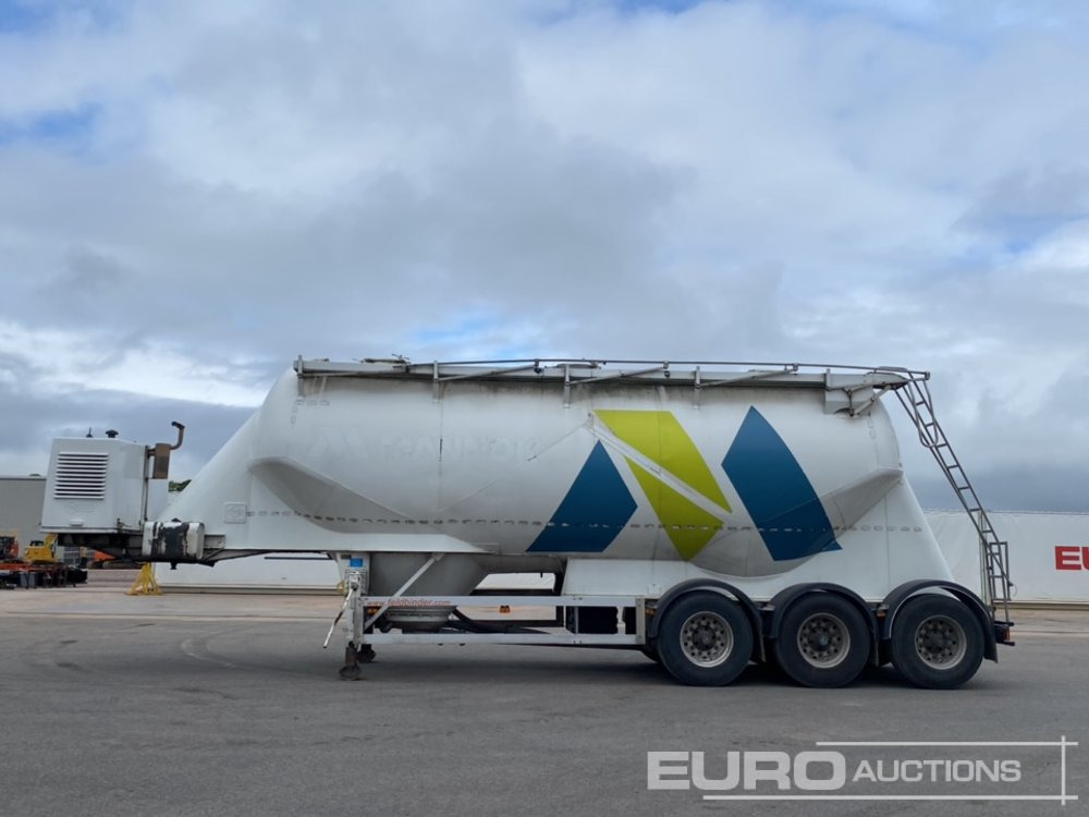 Feldbinder Tri Axle Cement Trailer, BPW Axles - Tank semi-trailer: picture 2 Feldbinder Tri Axle Cement Trailer, BPW Axles - Tank semi-trailer: picture 2