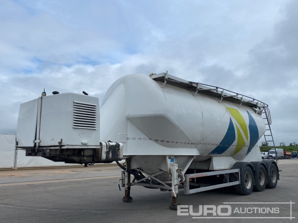 Feldbinder Tri Axle Cement Trailer, BPW Axles - Tank semi-trailer: picture 1 Feldbinder Tri Axle Cement Trailer, BPW Axles - Tank semi-trailer: picture 1