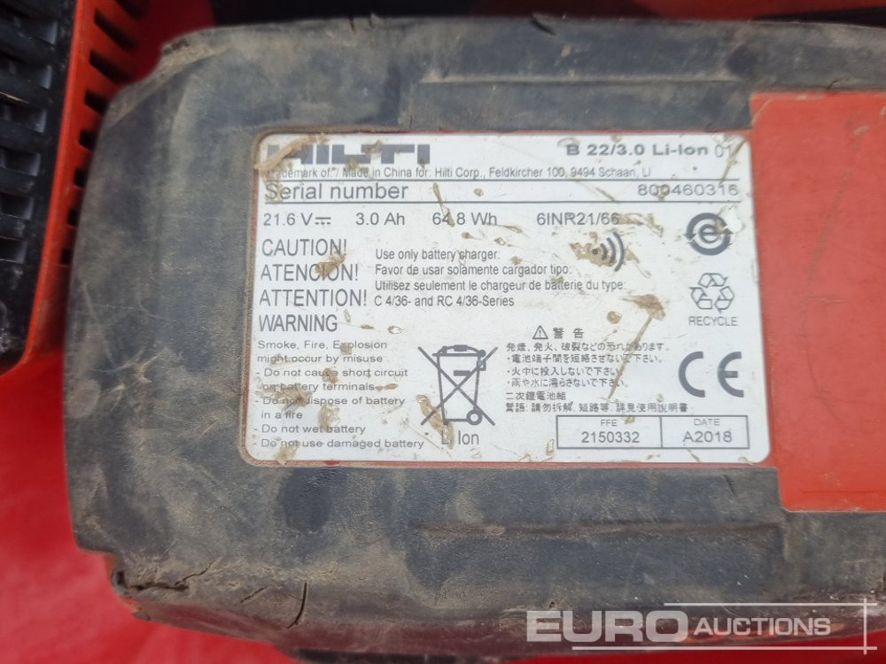 Hilti SIW 6AT-A22 22Volt Cordless 1/2" Impact Wrench - Construction equipment: picture 5 Hilti SIW 6AT-A22 22Volt Cordless 1/2" Impact Wrench - Construction equipment: picture 5