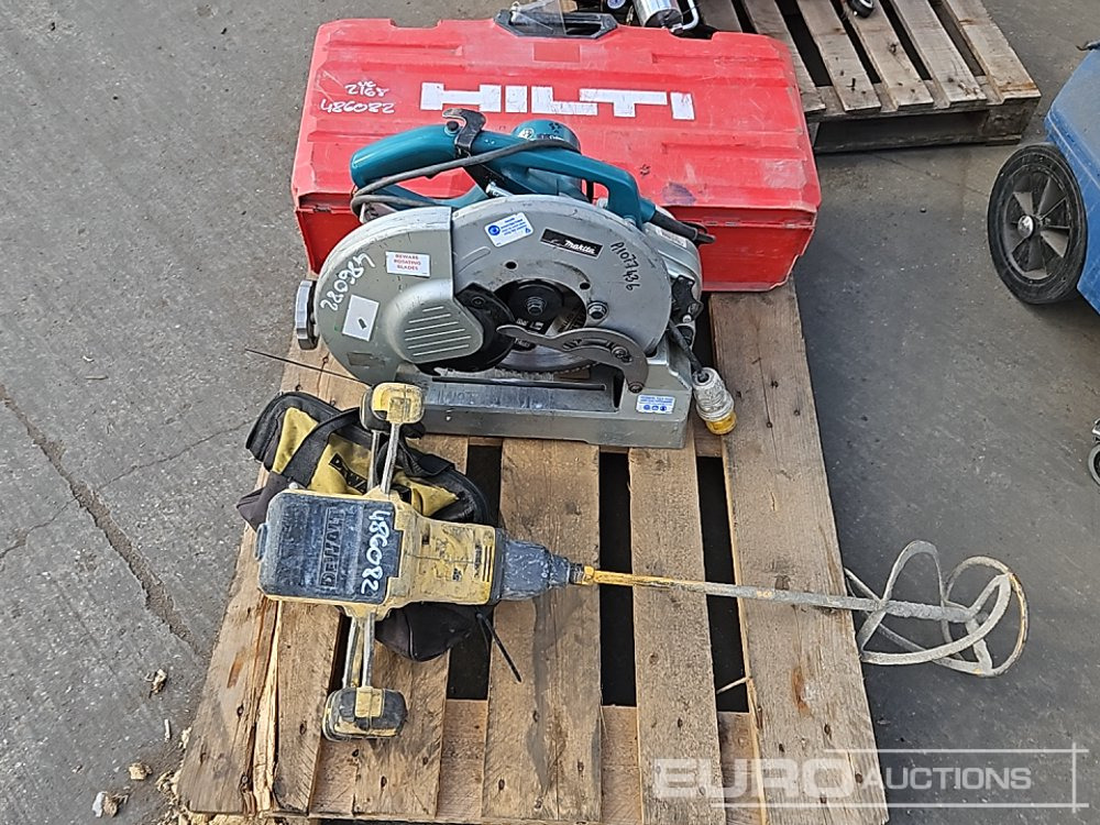 Hilti TE 1000-AVR 110Volt Hammer Drill, Makita LC1230 110Volt Circular Saw, Dewalt DCD240 54Volt Battery Paddle Mixer - Construction equipment: picture 2 Hilti TE 1000-AVR 110Volt Hammer Drill, Makita LC1230 110Volt Circular Saw, Dewalt DCD240 54Volt Battery Paddle Mixer - Construction equipment: picture 2