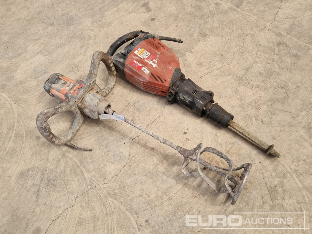 Hilti TE1000-AVR Breaker & Belle Paddle Mixer (2 of)(Spares) - Construction equipment: picture 4 Hilti TE1000-AVR Breaker & Belle Paddle Mixer (2 of)(Spares) - Construction equipment: picture 4