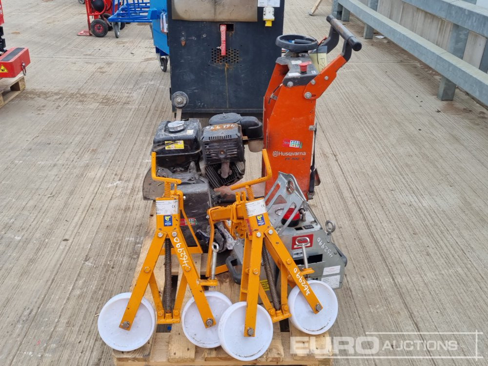 Husqvarna Walk Behind Petrol Floor Saw, Probst Vacuum Lift & Manhole Cover Lifter (2 of) - Asphalt machine: picture 2 Husqvarna Walk Behind Petrol Floor Saw, Probst Vacuum Lift & Manhole Cover Lifter (2 of) - Asphalt machine: picture 2