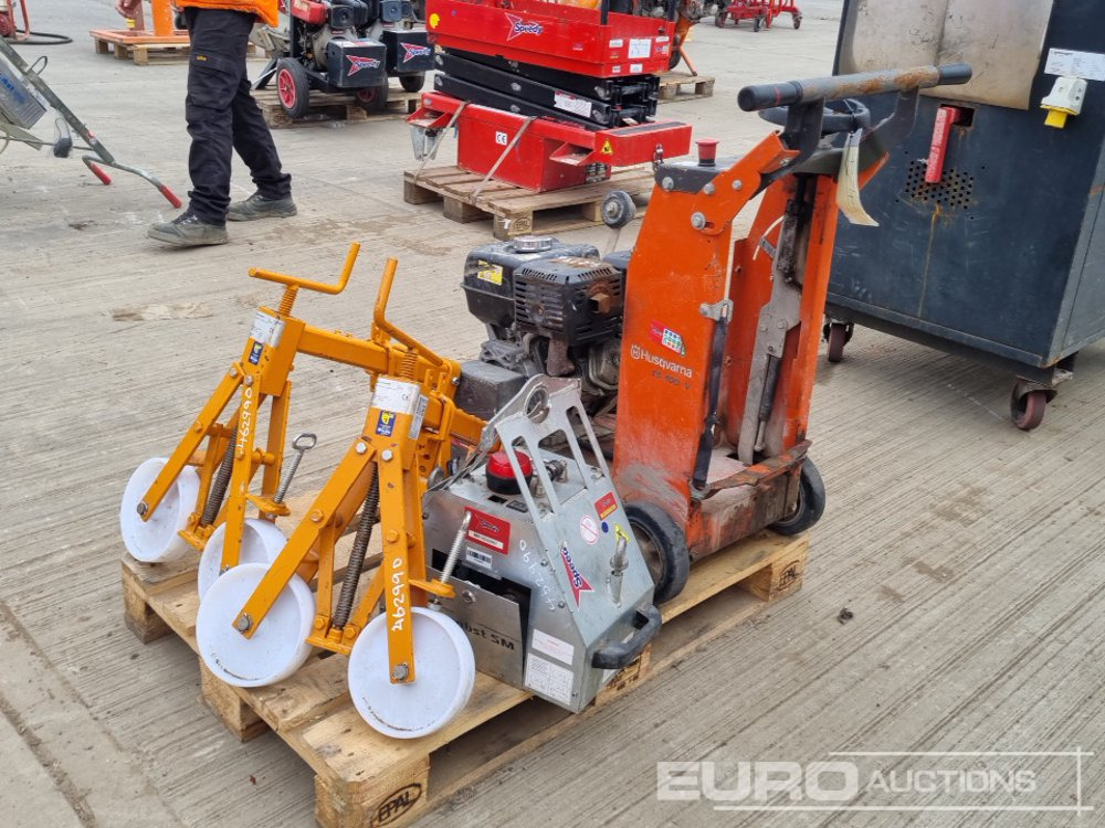 Husqvarna Walk Behind Petrol Floor Saw, Probst Vacuum Lift & Manhole Cover Lifter (2 of) - Asphalt machine: picture 3 Husqvarna Walk Behind Petrol Floor Saw, Probst Vacuum Lift & Manhole Cover Lifter (2 of) - Asphalt machine: picture 3